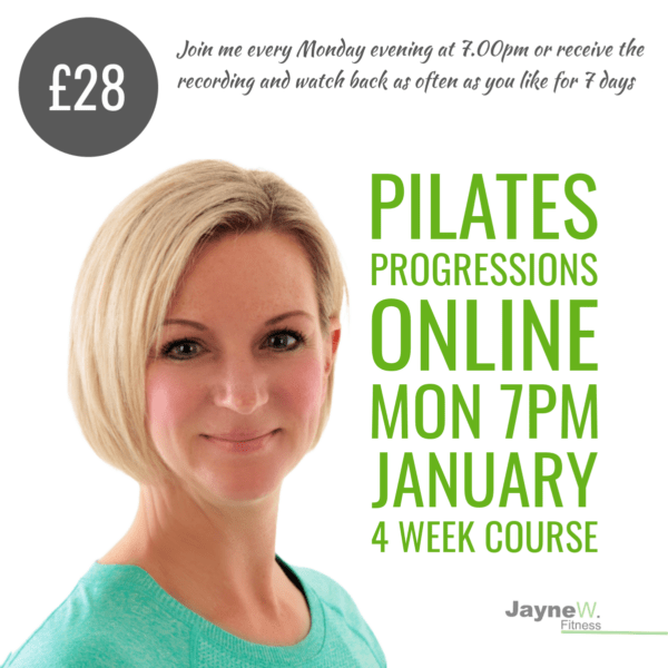 PILATES PROGRESSIONS 4 WEEK COURSE 7PM MON 6TH JAN 2024